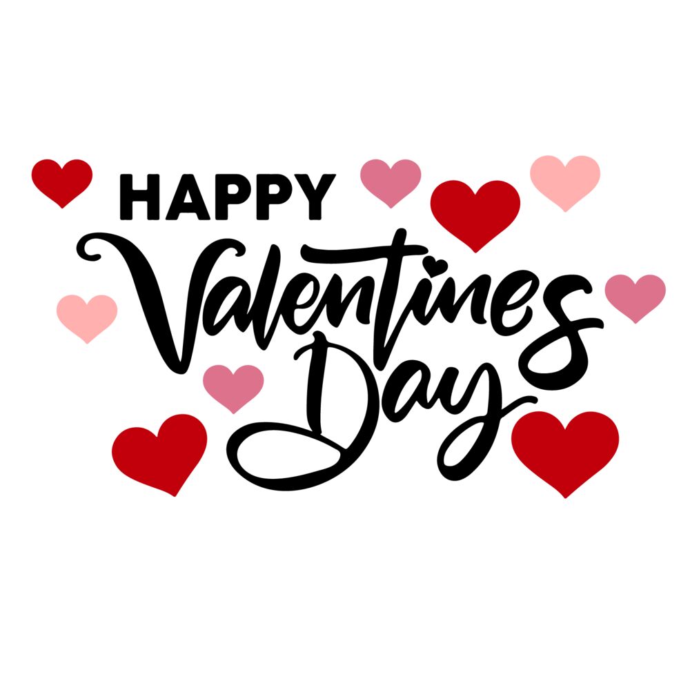 HAPPY VALENTINES DAY HEARTS (PRINT) Thumbnail