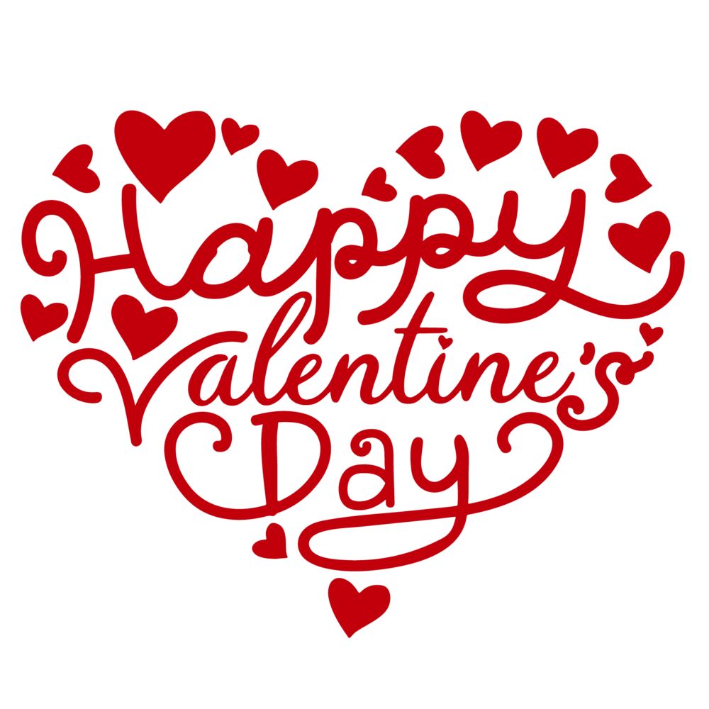 HAPPY VALENTINES DAY LOVE HEART SHAPE (PRINT) Thumbnail