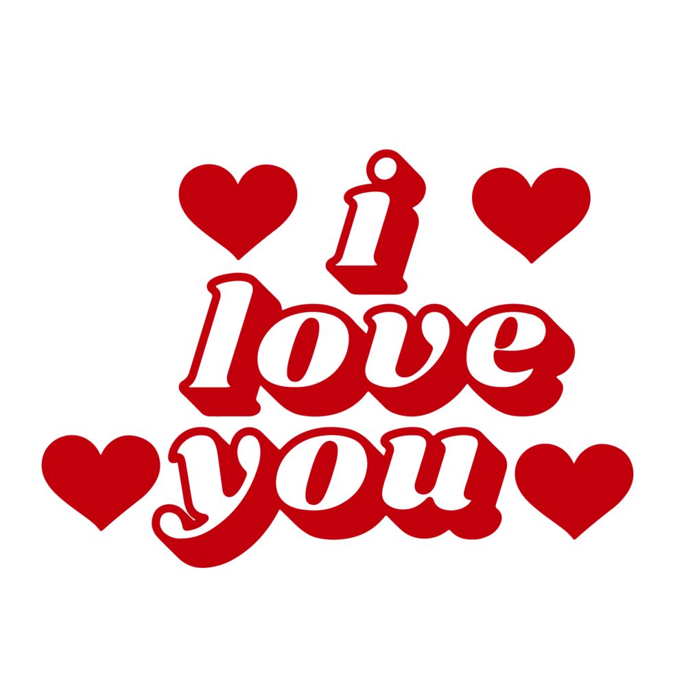 I LOVE YOU RED (PRINT) Thumbnail