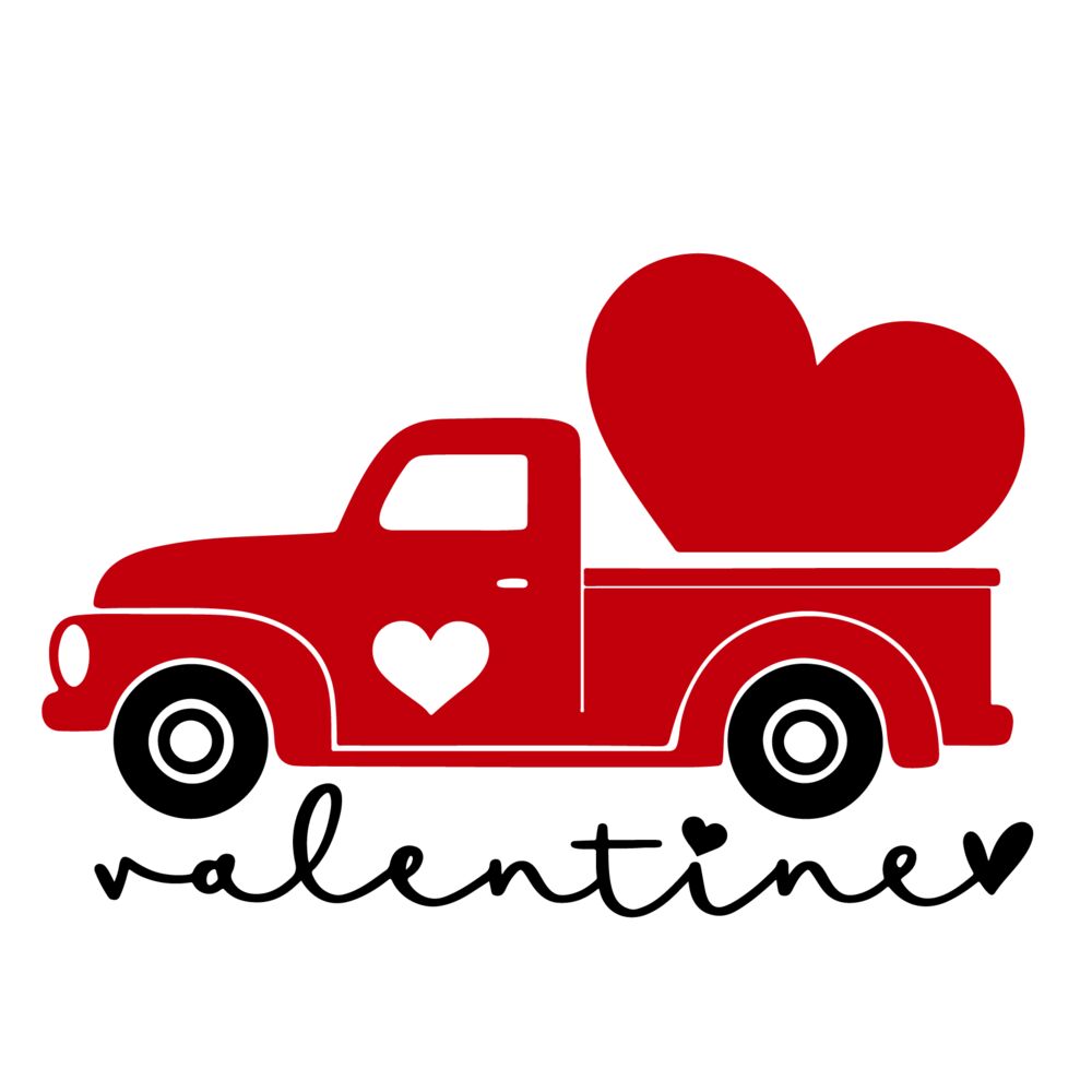 VALENTINE LOVE TRUCK (PRINT) Thumbnail