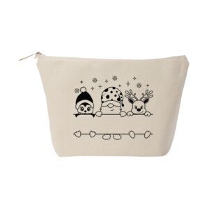 Recycled luxe canvas accessory bag Thumbnail