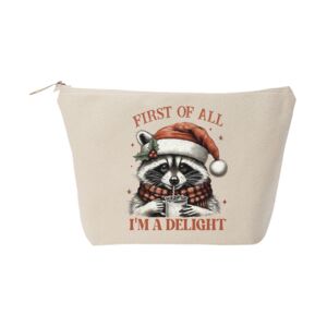Recycled luxe canvas accessory bag Thumbnail