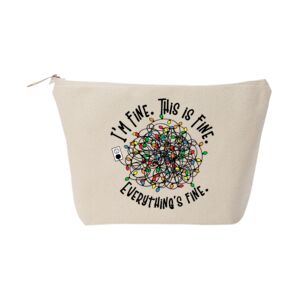 Recycled luxe canvas accessory bag Thumbnail