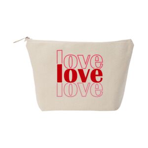 Recycled luxe canvas accessory bag Thumbnail